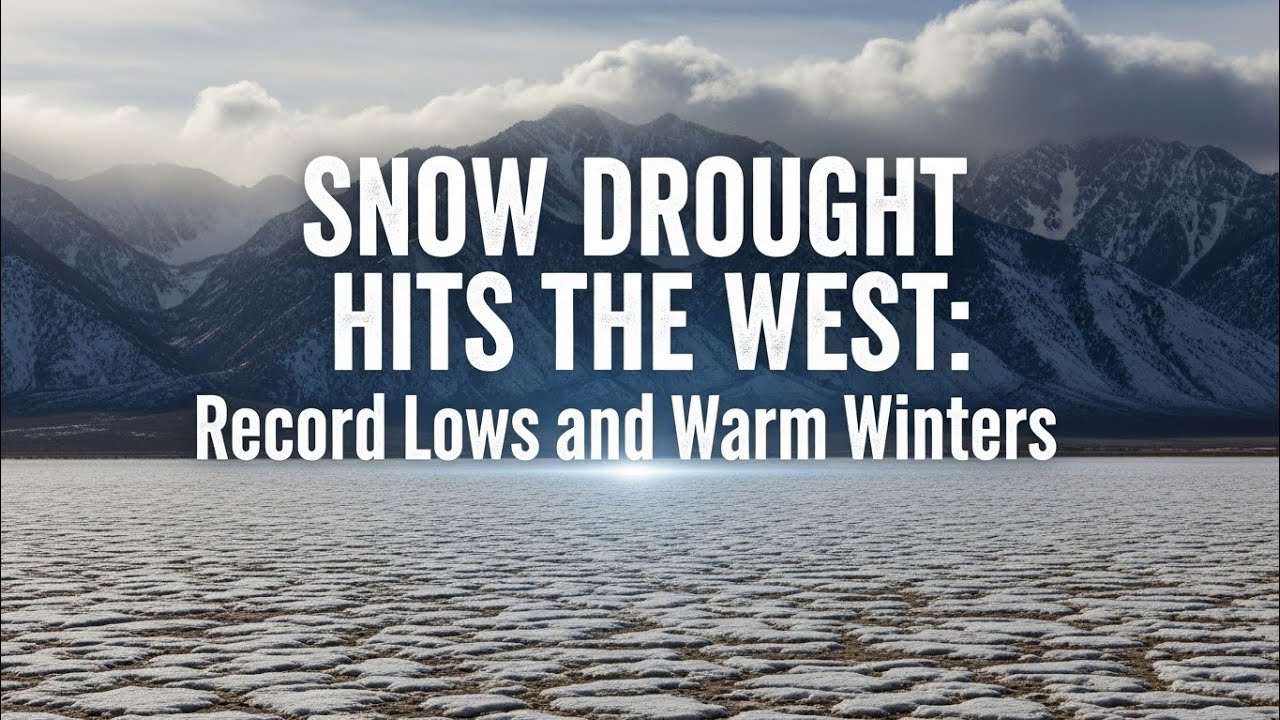 Snow Drought Hits the West: Record Lows and Warm Winters - YouTube