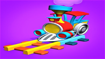 🛤️ Lay Rail 3D 🚂 GAMEPLAY (Android, iOS)