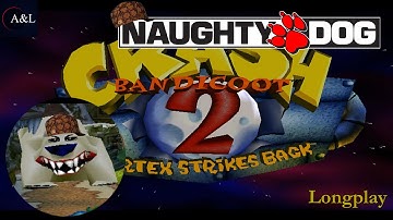 PS1 - Crash Bandicoot 2: Cortex Strikes Back - Longplay [4K]