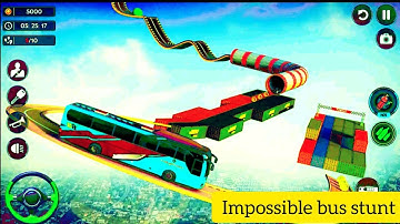 Impossible Bus Stunt Driving 2024 - Mega Ramp Racing Driving Simulator - Android GamePlay