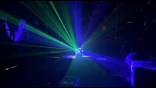 IMRELAX 6-Arm Bee Eye Moving Head DJ Light | RGBW Beam Laser Strobe Party Light Update