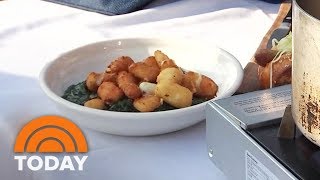 Chef Gavin Kaysen Makes Spinach With Fried Cheese Curds At The Minnesota State Fair | TODAY