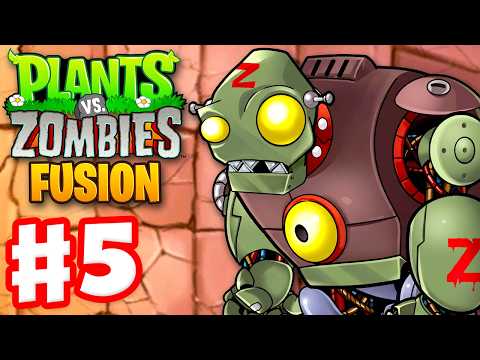 Plants vs. Zombies: Fusion - Gameplay Walkthrough Part 5 - Adventure Mode Foof!