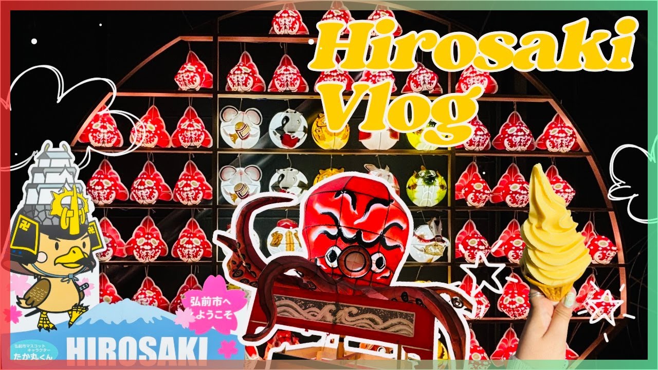 🍎 Best Place In Japan For Fall Foliage Viewing, Hirosaki Castle,  Neputa Village & More~🍎