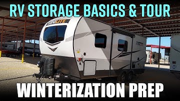 BASICS OF RV STORAGE & Winterization Prep: Beginner Friendly #RVstorage #RVsecurity