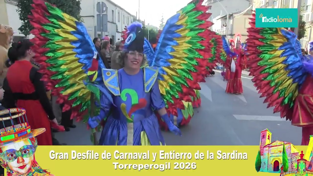 Gran Desfile de Carnaval y Entierro de la Sardina, Torreperogil 2026