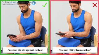 Wrist eccentric flexion strength hand weight 2 2 R