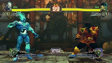Seth vs M. Bison! Incredible AI Action!