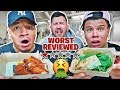 Ordering The WORST REVIEWED Food Item From UBER EATS (IMPOSSIBLE FOOD CHALLENGE)FT ITSYEBOI & WOLFIE