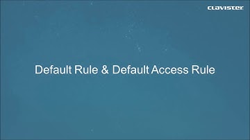 How-Tos: Default Rules