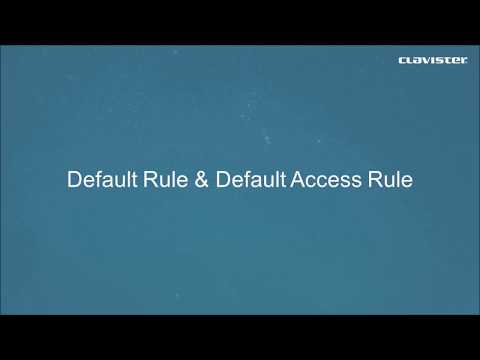 How-Tos: Default Rules