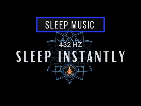 BLACK SCREEN SLEEP MUSIC ❯ 432 Hz Solfeggio Frequency ❯ SLEEP INSTANTLY