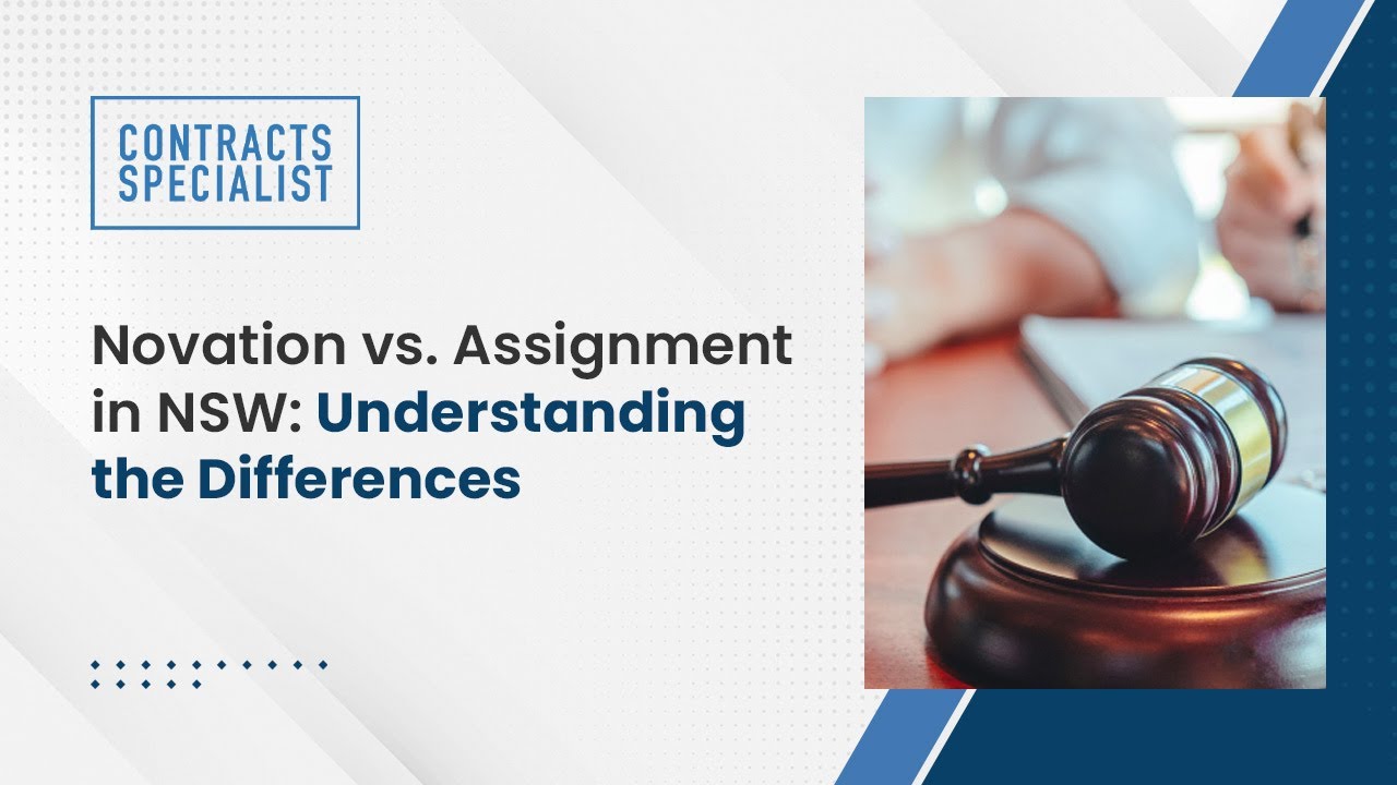 deed of novation vs assignment