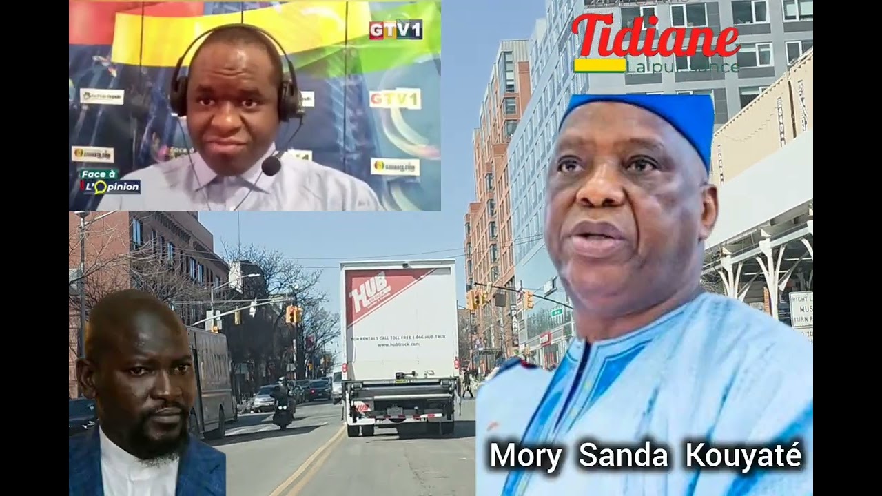 Les journalistes de GTV1 life donne une petite dose à Mory Sanda kouyate un pediatre à la diplomatie