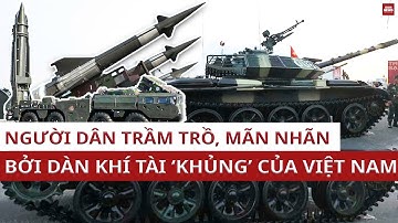 Dàn tên lửa, khí tài quân sự "khủng" của Việt Nam "gây sốt" tại Triển lãm 80 năm thành tựu đất nước!