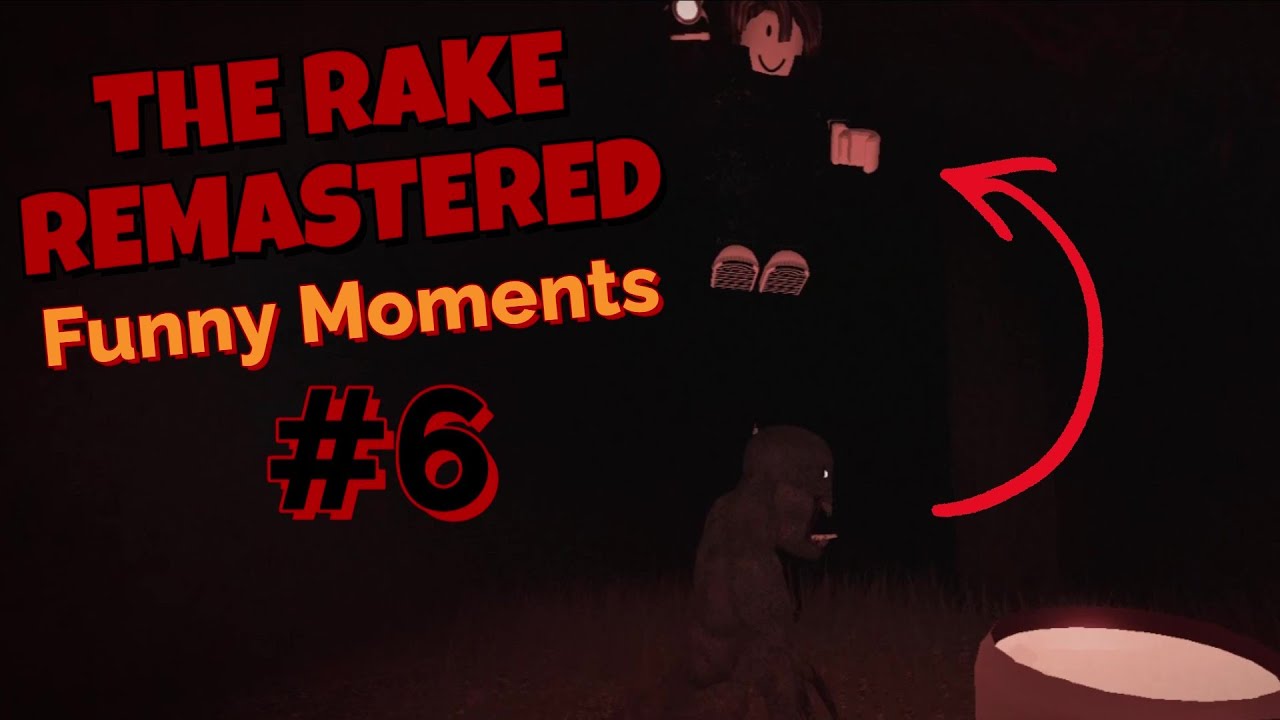 Flying Glitch + (Funny Moments) #6 - Roblox The Rake Remastered