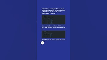 Extracting all rows from pandas Dataframe that have certain value in a specific column #shorts