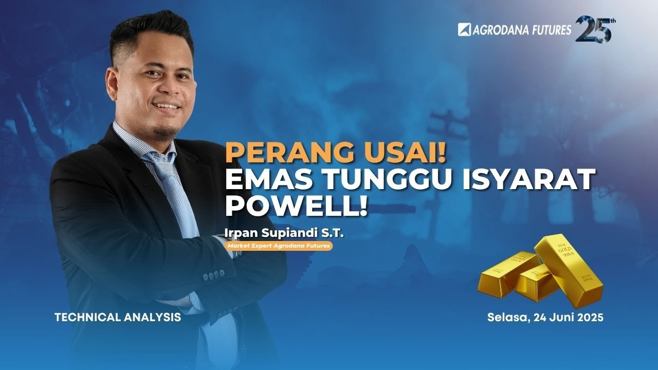 Perang Usai! Emas Tunggu Isyarat Powell!-Teknikal Analysis 24 Juni 2025