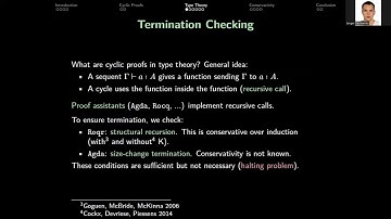 TYPES2025 - 3.9. Daniël Otten - Matching (Co)patterns with Cyclic Proofs