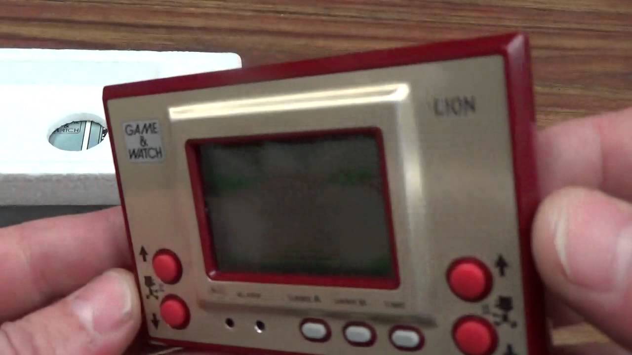 Nintendo Game & Watch lion videopoche YouTube