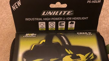 My Review of the Unilite PS-HDL9R head torch