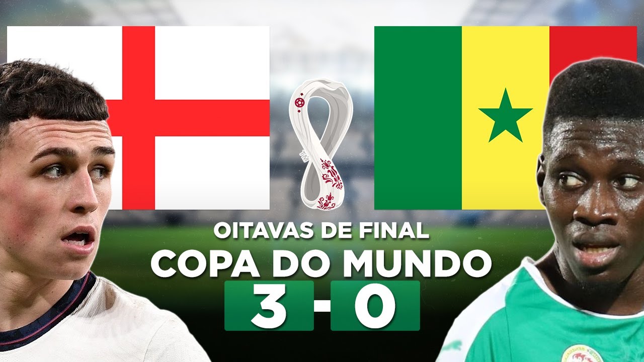 INGLATERRA 3 - 0 SENEGAL - MELHORES MOMENTOS - COPA DO MUNDO 2022 - OITAVAS  DE FINAL - Vídeo Dailymotion