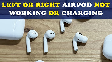 Left or Right AirPod Not Working or Charging (Problem Fixed)