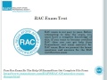 RAC Exam Practice Test Questions