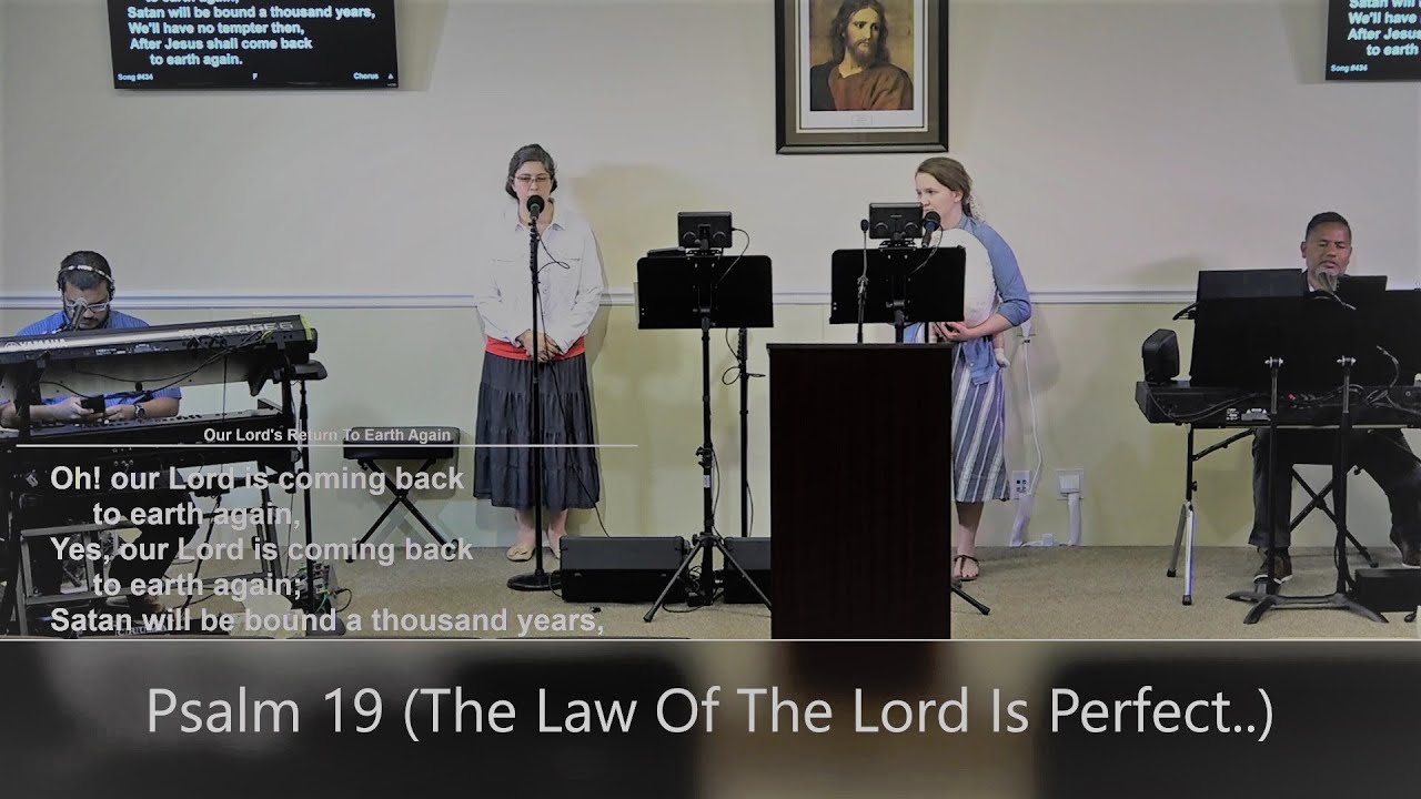 Psalm 19 (The Law Of The Lord Is Perfect) YouTube