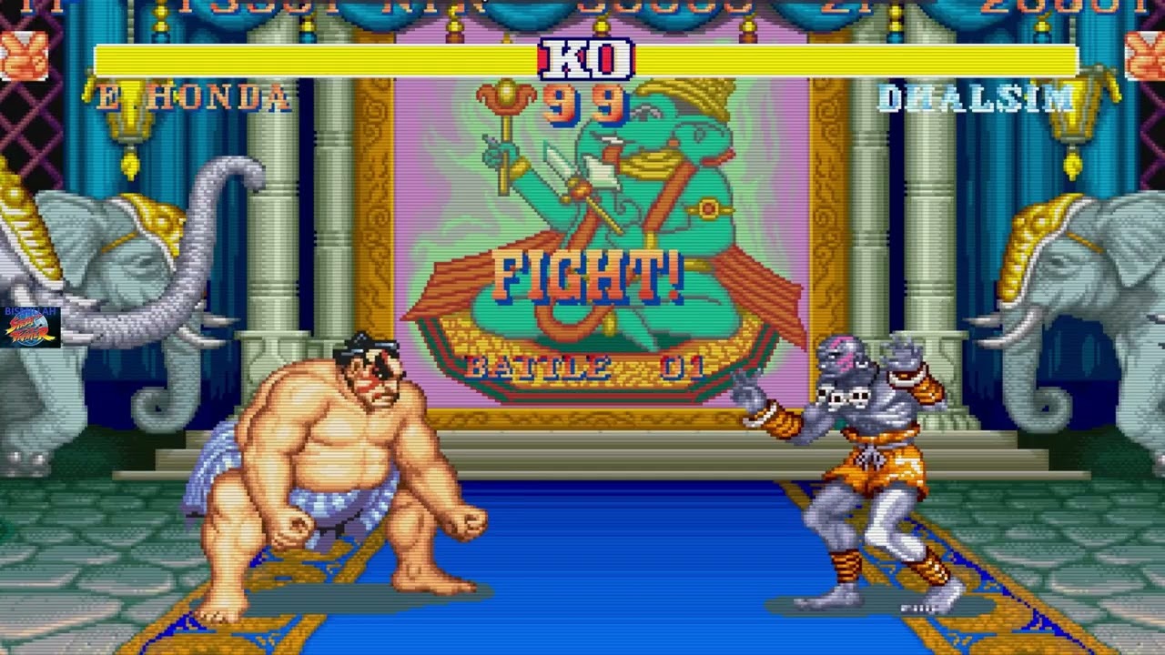 Honda vs Dhalsim Street Fighter SF L01032026-330 #streetfighter #arcade #sega