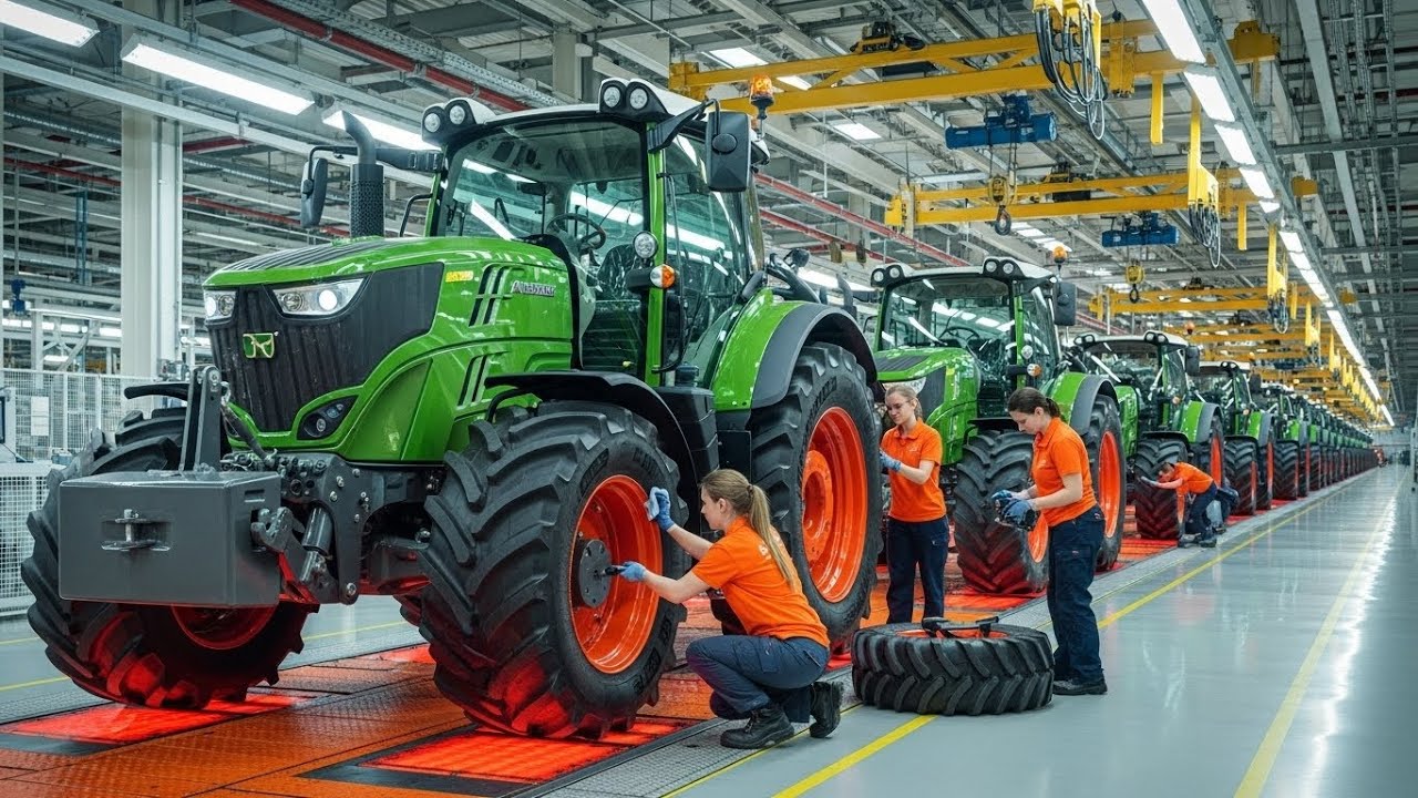 Inside John Deere’s Billion-Dollar USA Factory – Step-by-Step How Giant Tractors Are Built!