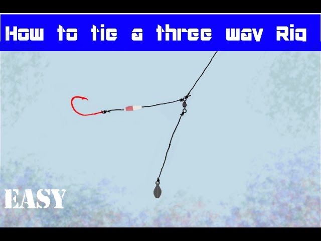 How to Make 3 - SALTWATER FISHING RIGS for SURF PIER BANK - 3 Way