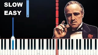 The Godfather Theme (SLOW EASY PIANO TUTORIAL) screenshot 1