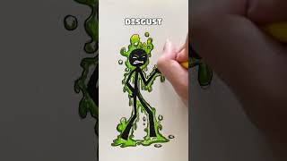 How To Draw Stickman with Emotion: Fire, Water, Air, Earth, Thunder, Poison, Shockwave... #stickman