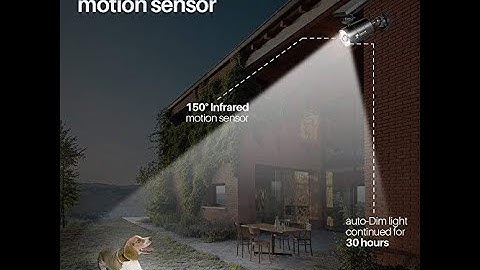 Solar Lights Security - Solar Powered Motion Sensor Security Light - Solar Lights Security