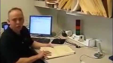 Inputting Data for a RFID File Folder Tracking Software System