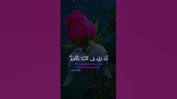 (ربي قد آتيتني من الملك ) تلاوة من سورة يوسف