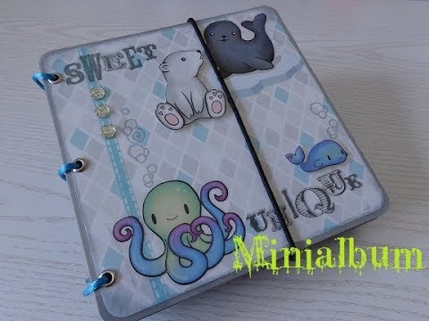 Minialbum Meeres- Arktisdesign