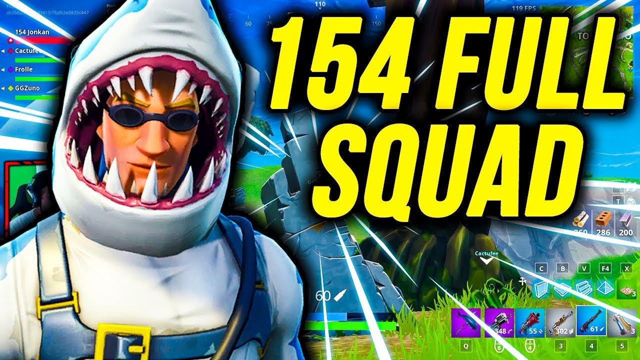 Otroligt Att 154 Är Tillbaka med Full Squad I Fortnite!!