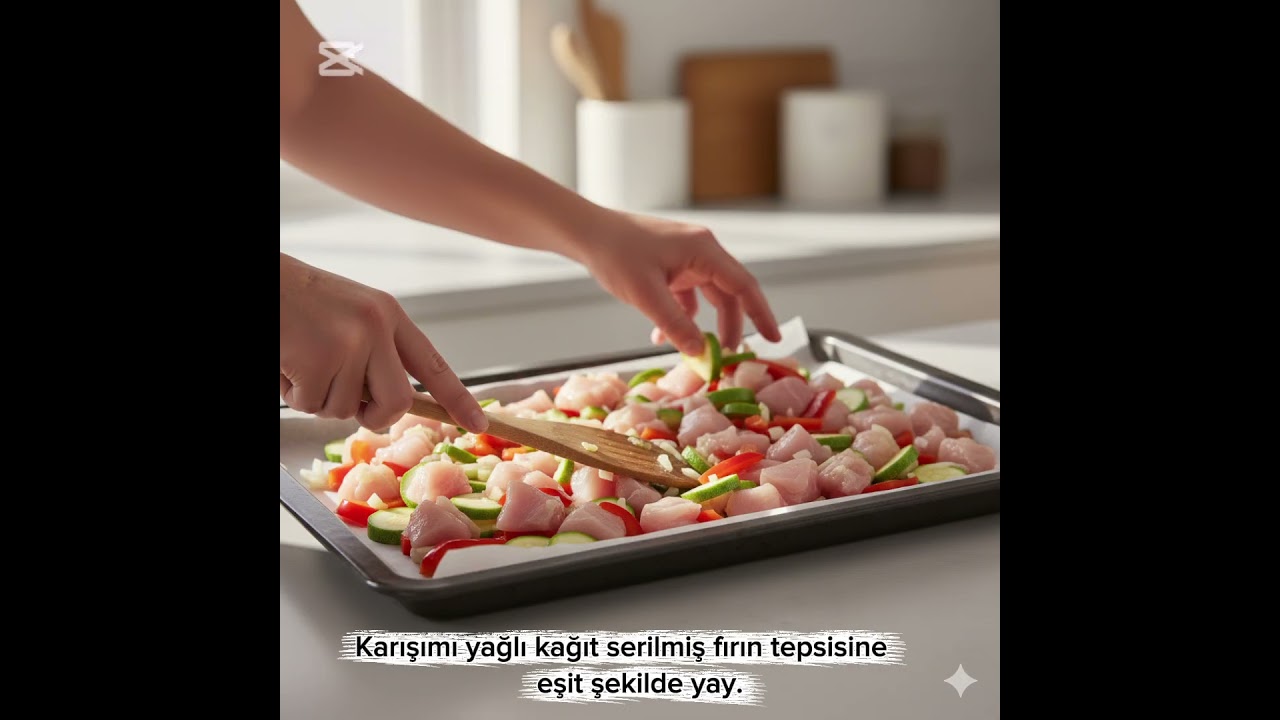 Akşam Yemeğine Kolay Tarif *Fırında Sebzeli Tavuk*