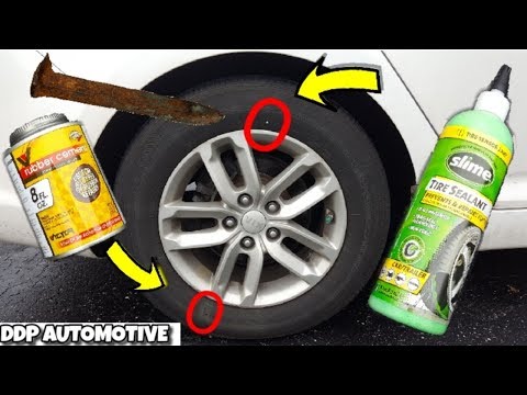 Video: Kan du reparere et dæk med en skråstreg?