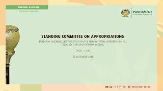 Standing Committee on Appropriations, 22 September 2026