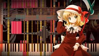 Synthesia: Touhou 4 - Bad Apple!! | 60,000+ Notes | Black MIDI chords