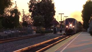 2017 08 16 Amtrak Coast Starlight 11 passing Moorpark CA