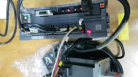 Testing JOG Mitsubishi Servo Drive MR-J4-70B 750W servo drive S/N : P39Q11031