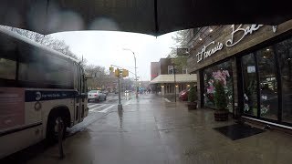 NYC April 25, 2018 - April Showers Walk to Work from Astoria to Long Island City