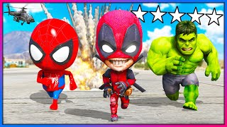 Superhero Kids DESTROY Los Santos!! (GTA 5 Mods Gameplay)