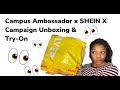 Campus Ambassador x SHEIN X Campaign Unboxing &amp; Try-On #sheinx