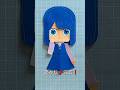 推しの子の黒川あかねを折り紙で作ってみた