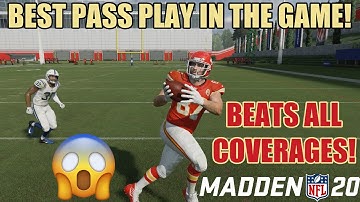 THE BIGGEST GLITCH PASS PLAY IN MADDEN 20! DESTROY ALL COVERAGES! TIPS AND TRICKS